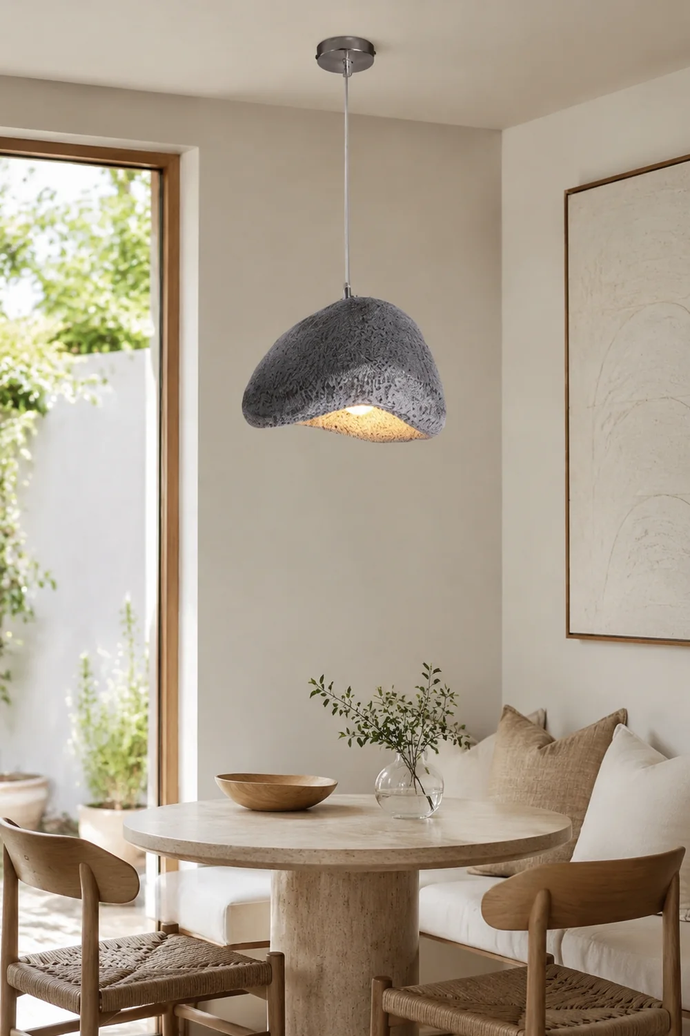 Byers Pendelleuchte Brot Form Harz, 4 Farben，∅ 32CM - Lumpaz