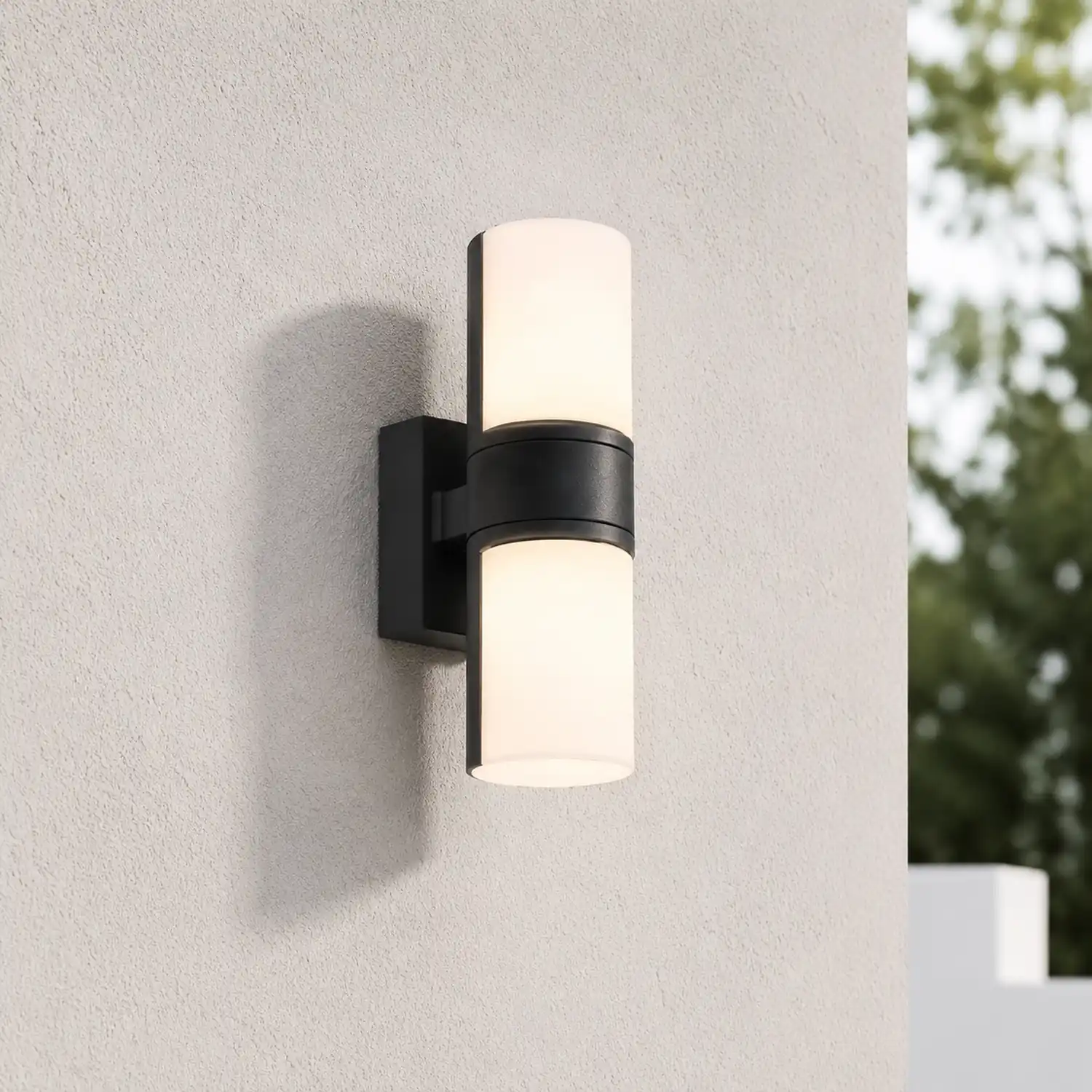 Orr Drehbar Außenwandleuchte Geometrie, 24CM Lang - Lumpaz