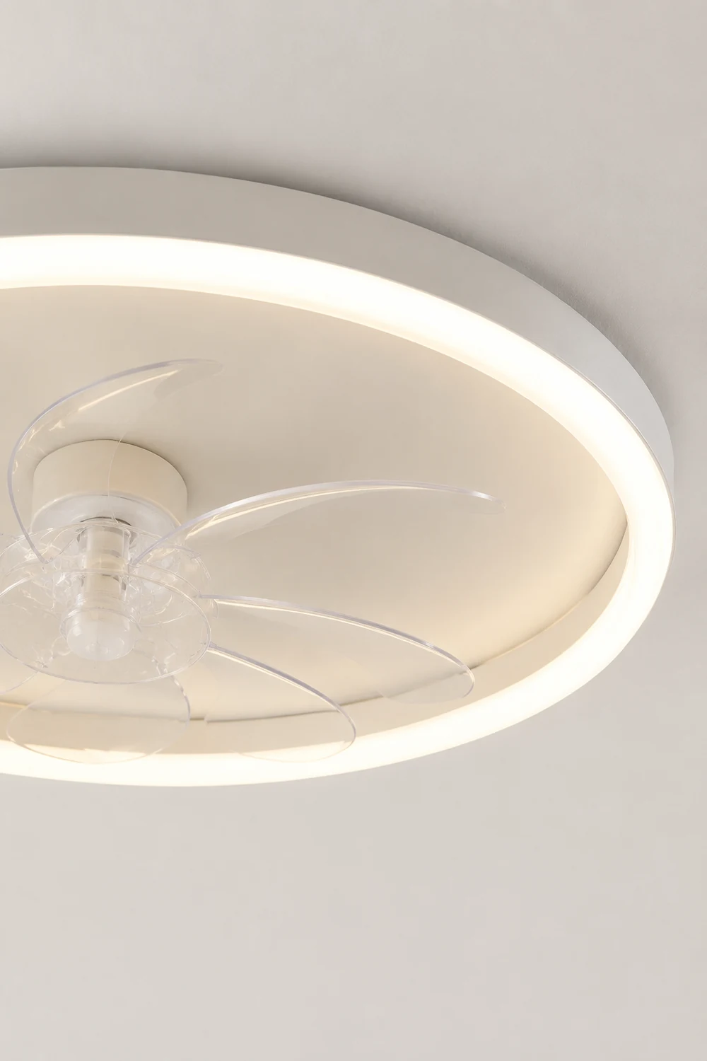 Edge Deckenventilator mit Beleuchtung Ring 7-Blatt, 4 Farben, ∅40/59/60CM - Lumpaz