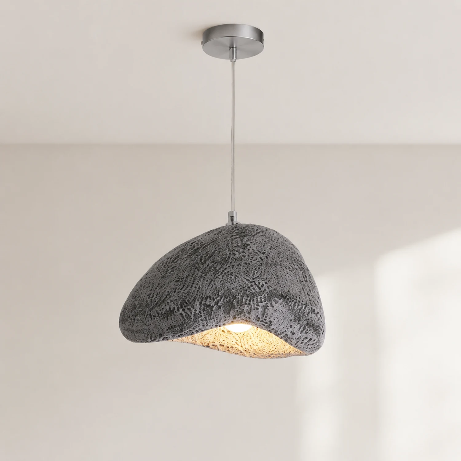 Byers Pendelleuchte Brot Form Harz, 4 Farben，∅ 32CM - Lumpaz