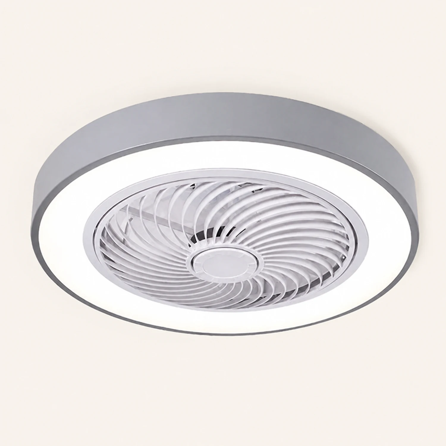 Morandi Deckenventilator mit Beleuchtung Klare Blätter, 6 Farben, ∅51CM - Lumpaz