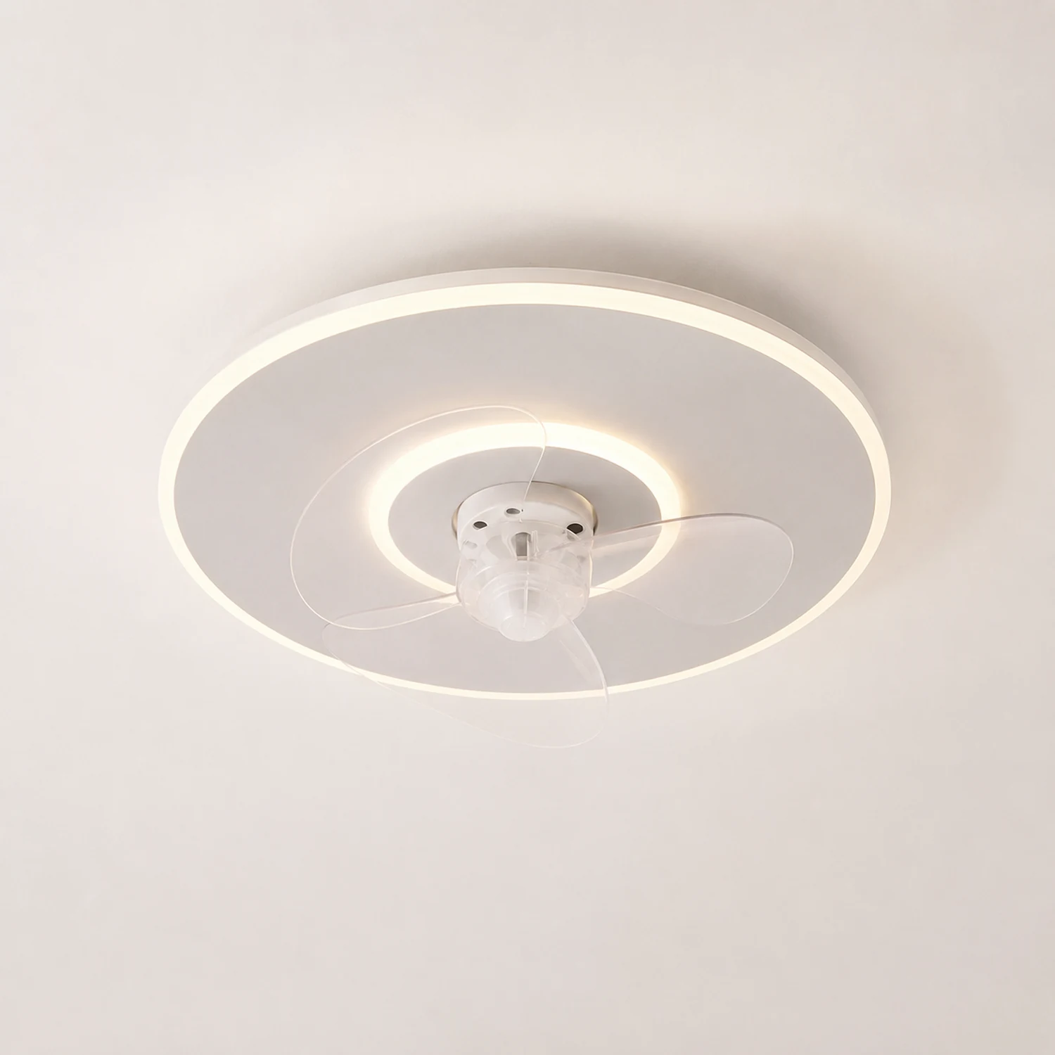 Morandi Deckenventilator mit Beleuchtung, 5 Farben, ∅40/50CM - Lumpaz