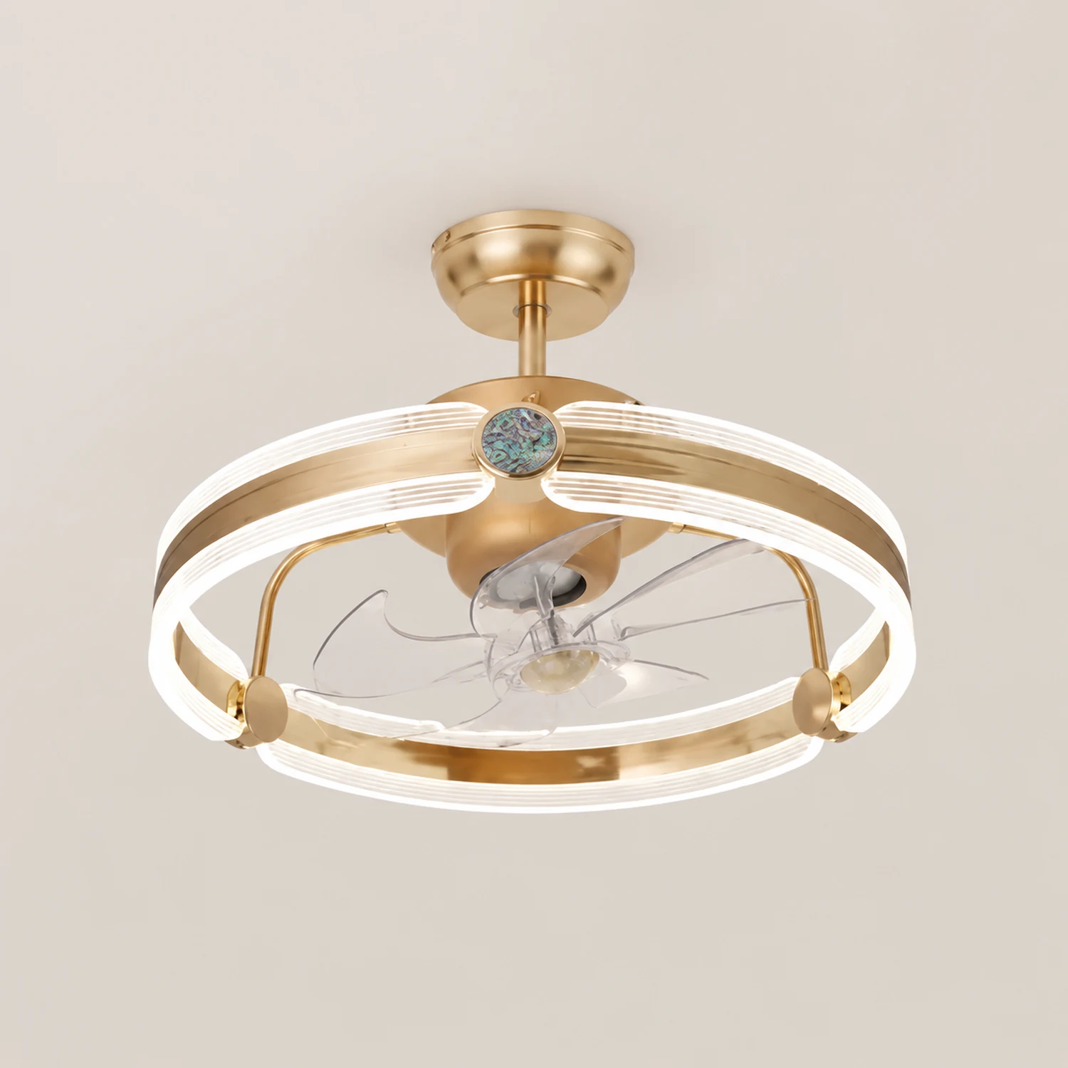 Kelley Deckenventilatoren mit Beleuchtung, 2 Stile, ∅50/60CM - Lumpaz