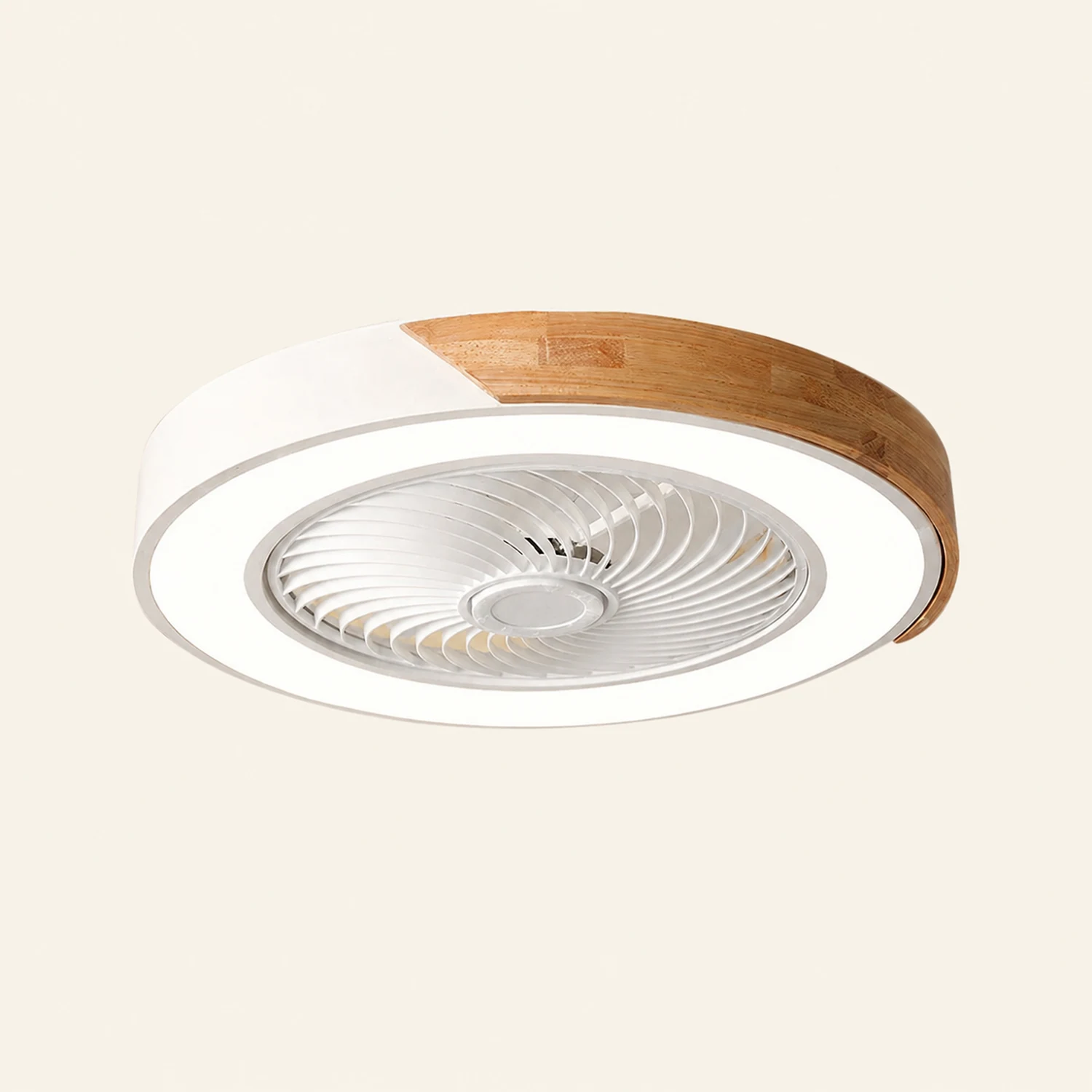 Ozawa Deckenventilator mit Beleuchtung, 5 Farben, ∅52CM - Lumpaz