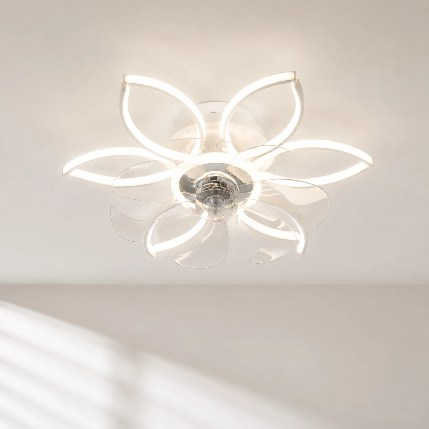 Lacey Deckenventilator mit Beleuchtung, 4 Stile, ∅52CM - Lumpaz
