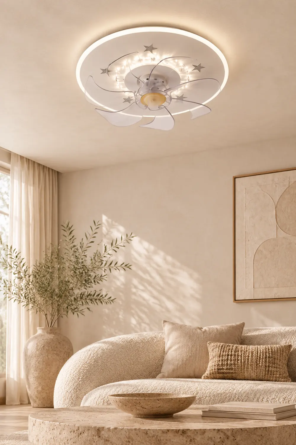 Minori Deckenventilator mit Beleuchtung, 5 Stile, ∅41/47/48cm - Lumpaz