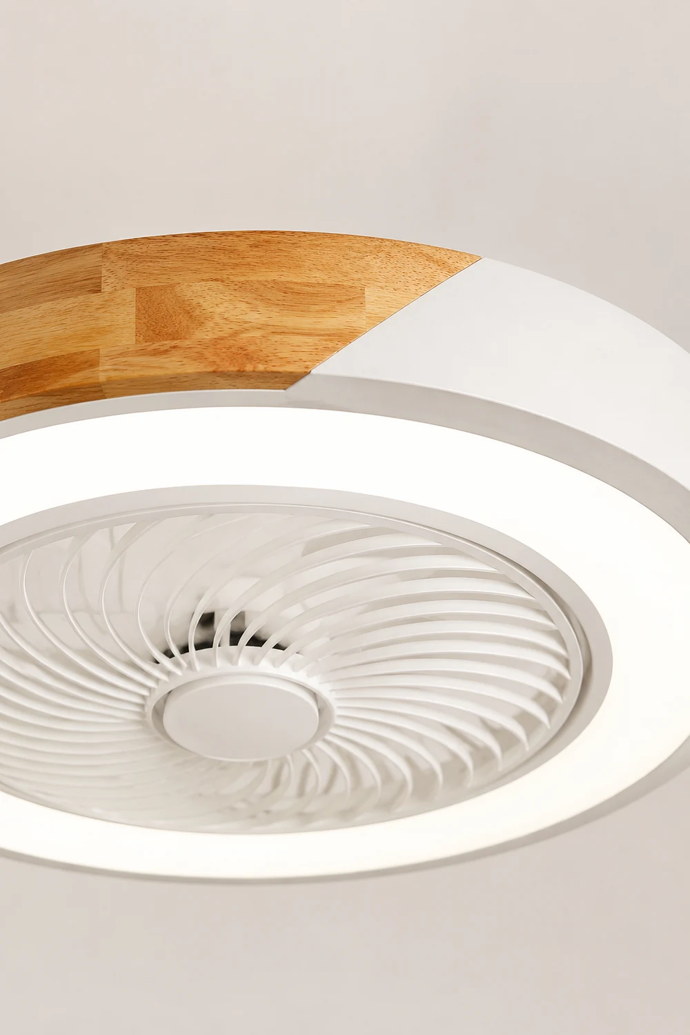 Ozawa Deckenventilator mit Beleuchtung, 5 Farben, ∅52CM - Lumpaz