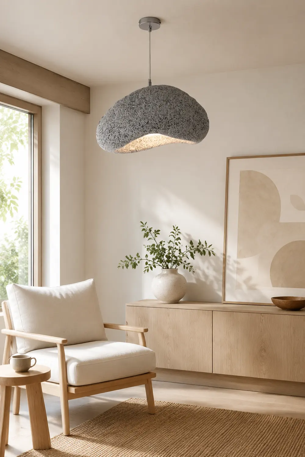 Byers Pendelleuchte Brot Form, 2 Farben, ∅ 45CM - Lumpaz