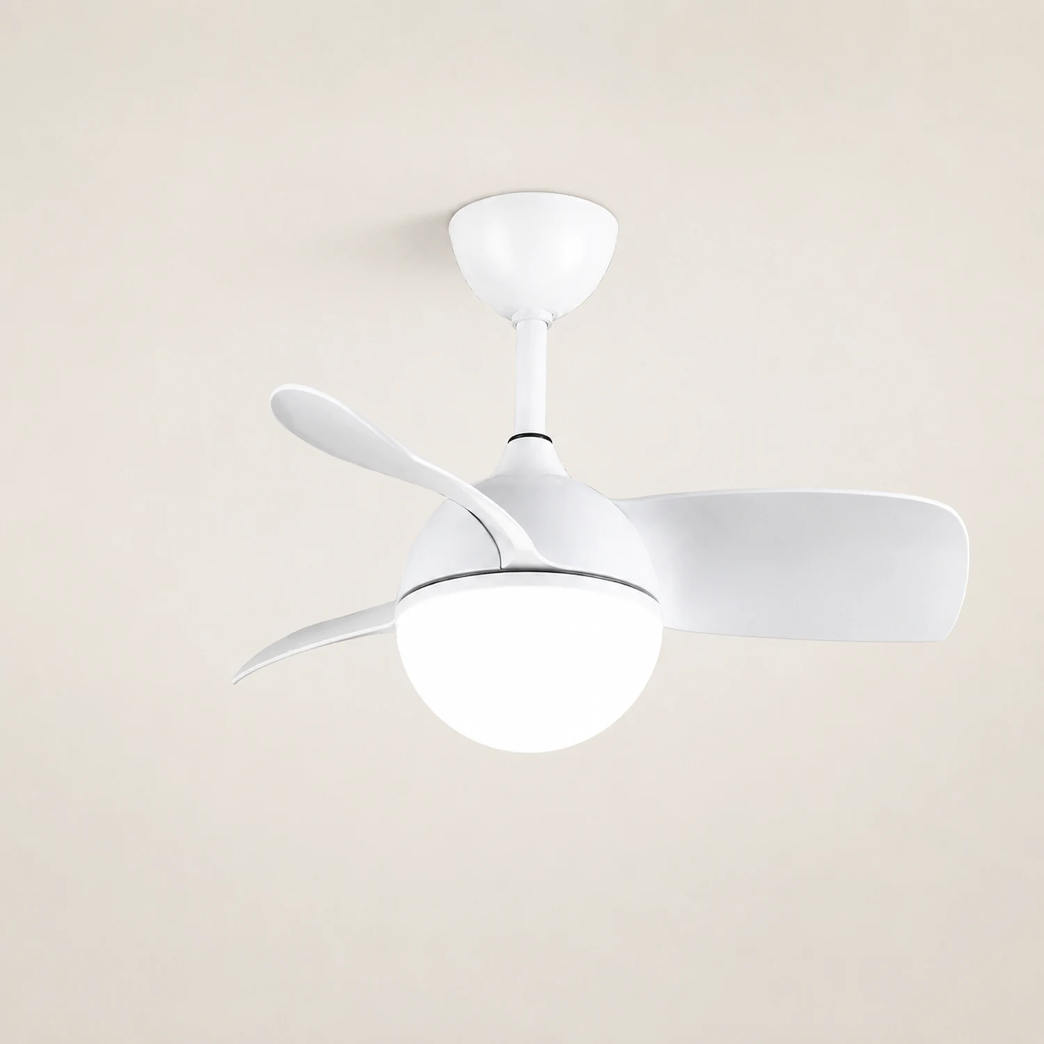 Morandi Deckenventilator mit Beleuchtung 3-Blatt, 3 Farben, ∅76cm - Lumpaz