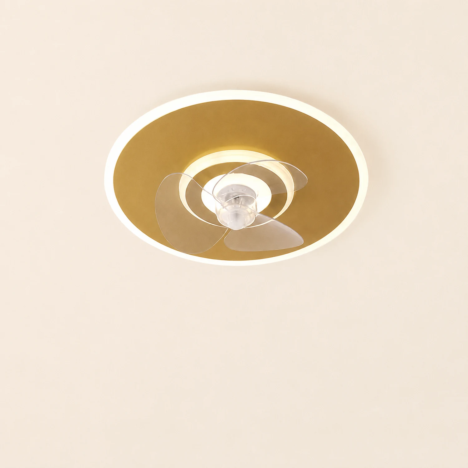 Morandi Deckenventilator mit Beleuchtung, 5 Farben, ∅40/50CM - Lumpaz