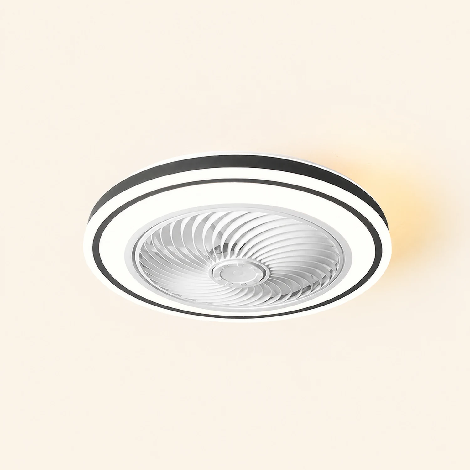 Quinn Deckenventilator mit Beleuchtung, 5 Farben, ∅48CM - Lumpaz