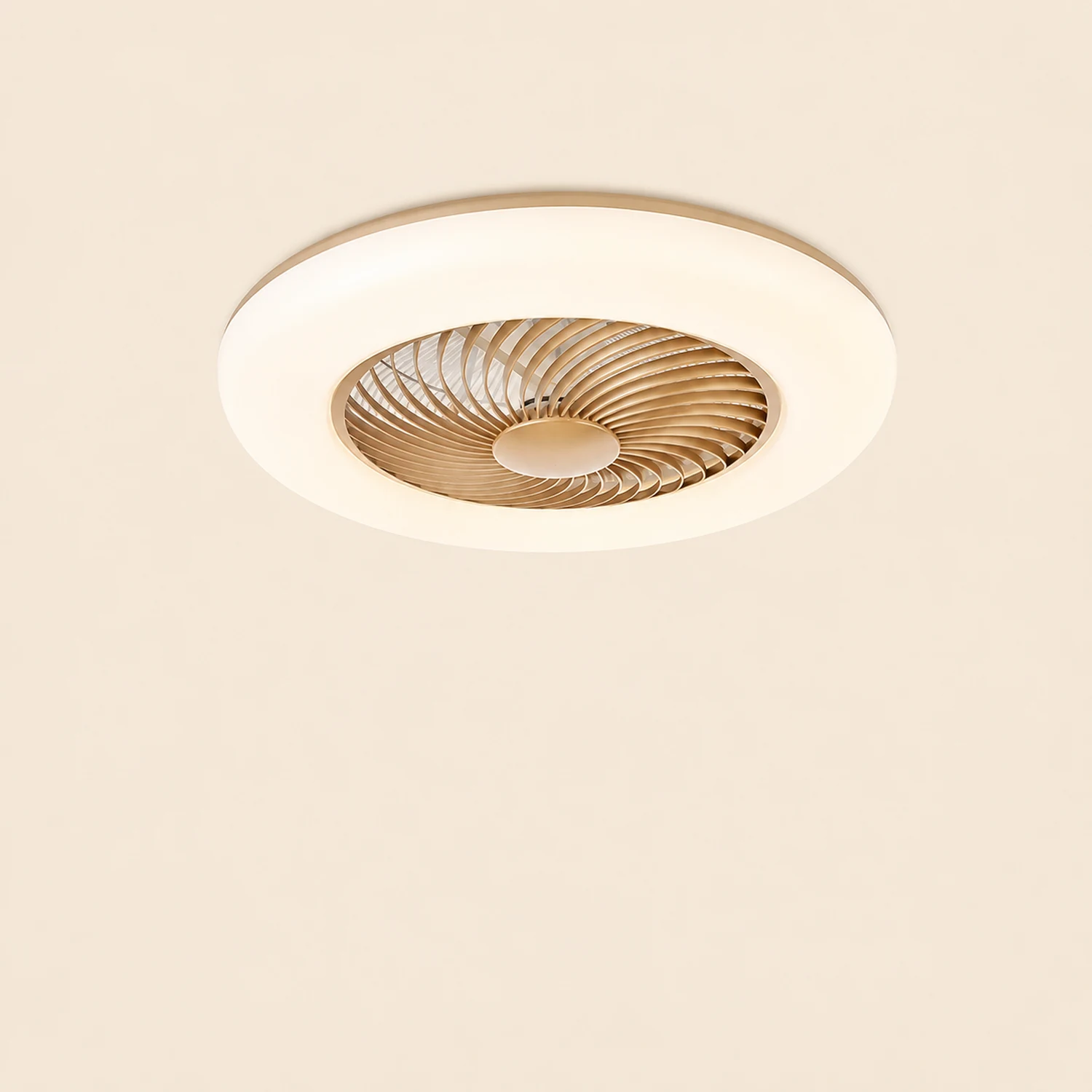 Edge Deckenventilator mit Beleuchtung, 4 Farben, ∅55CM - Lumpaz