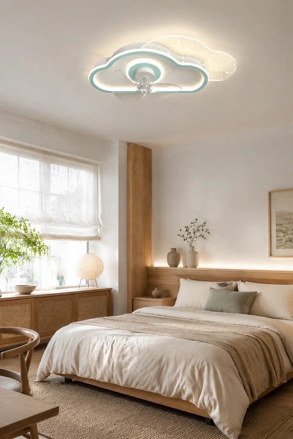 Minori Deckenventilator mit Beleuchtung, 6 Stile, ∅50/53/60CM - Lumpaz
