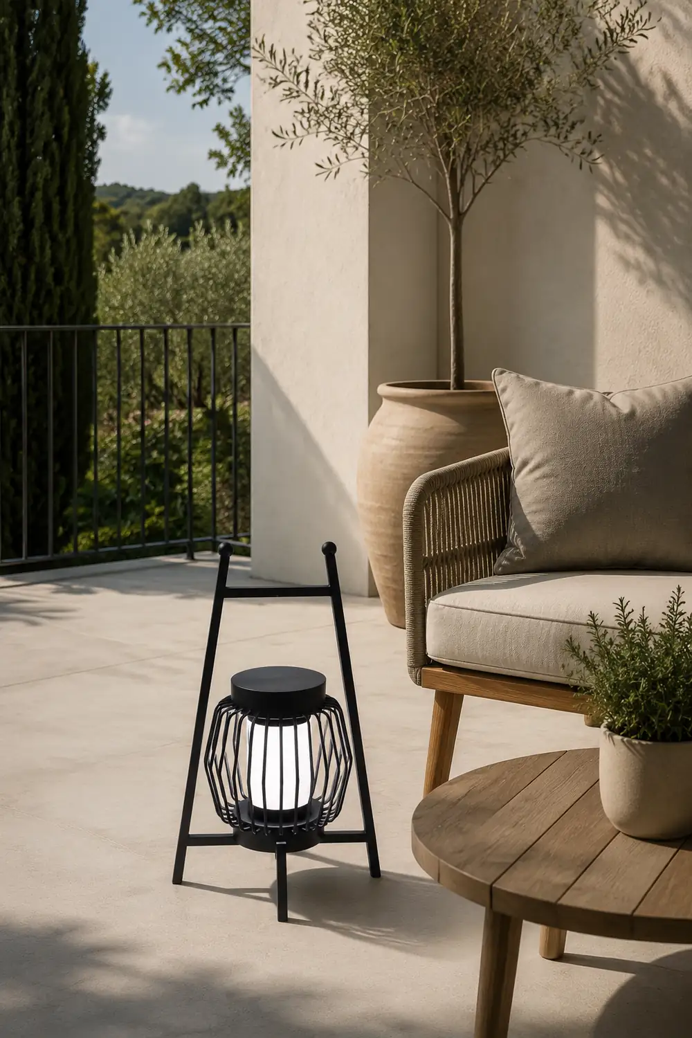 Orr Solar Außenleuchte Schwarz, ∅38CM - Lumpaz