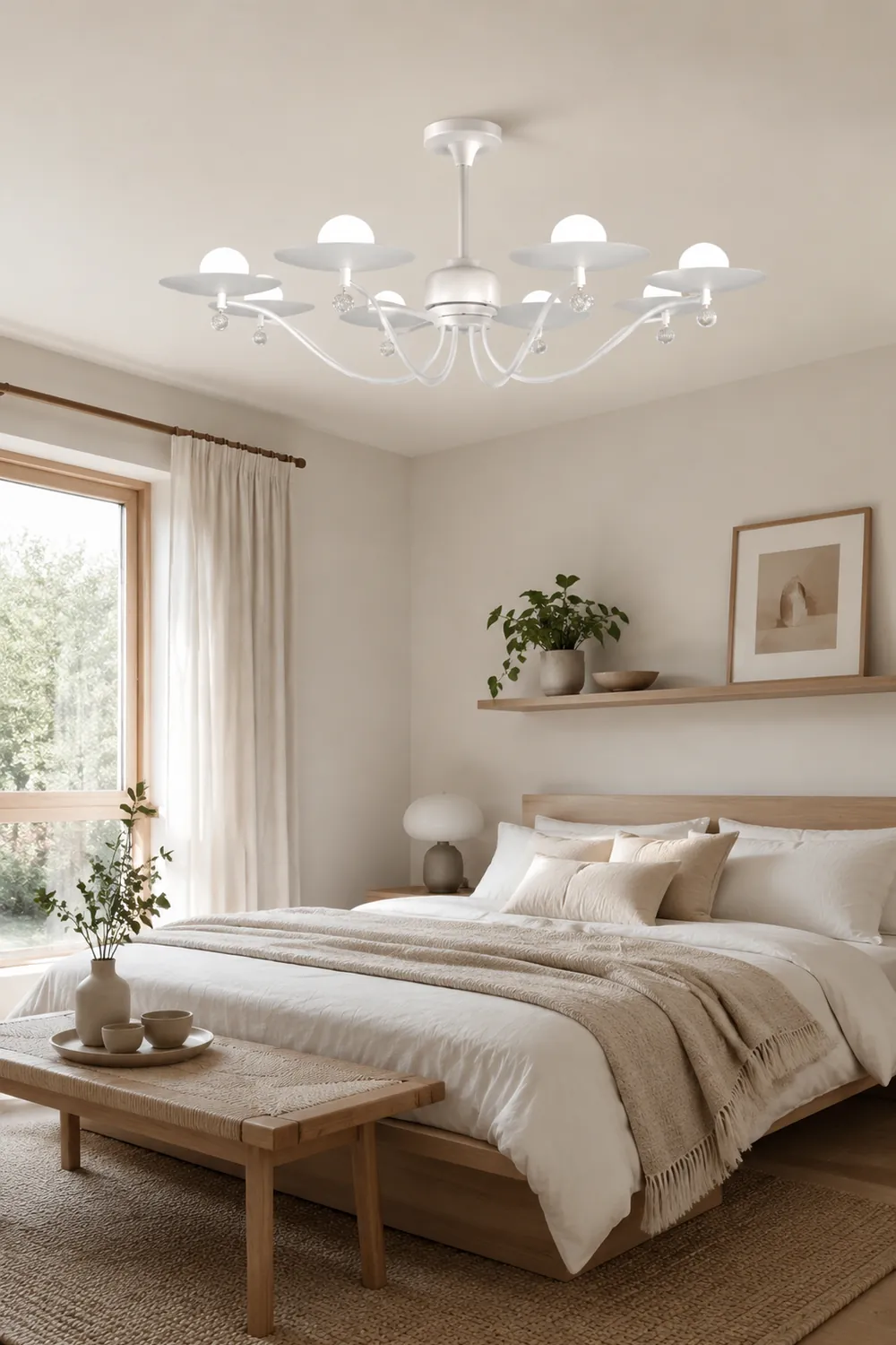 Carins Deckenventilator mit Beleuchtung, ∅110CM - Lumpaz