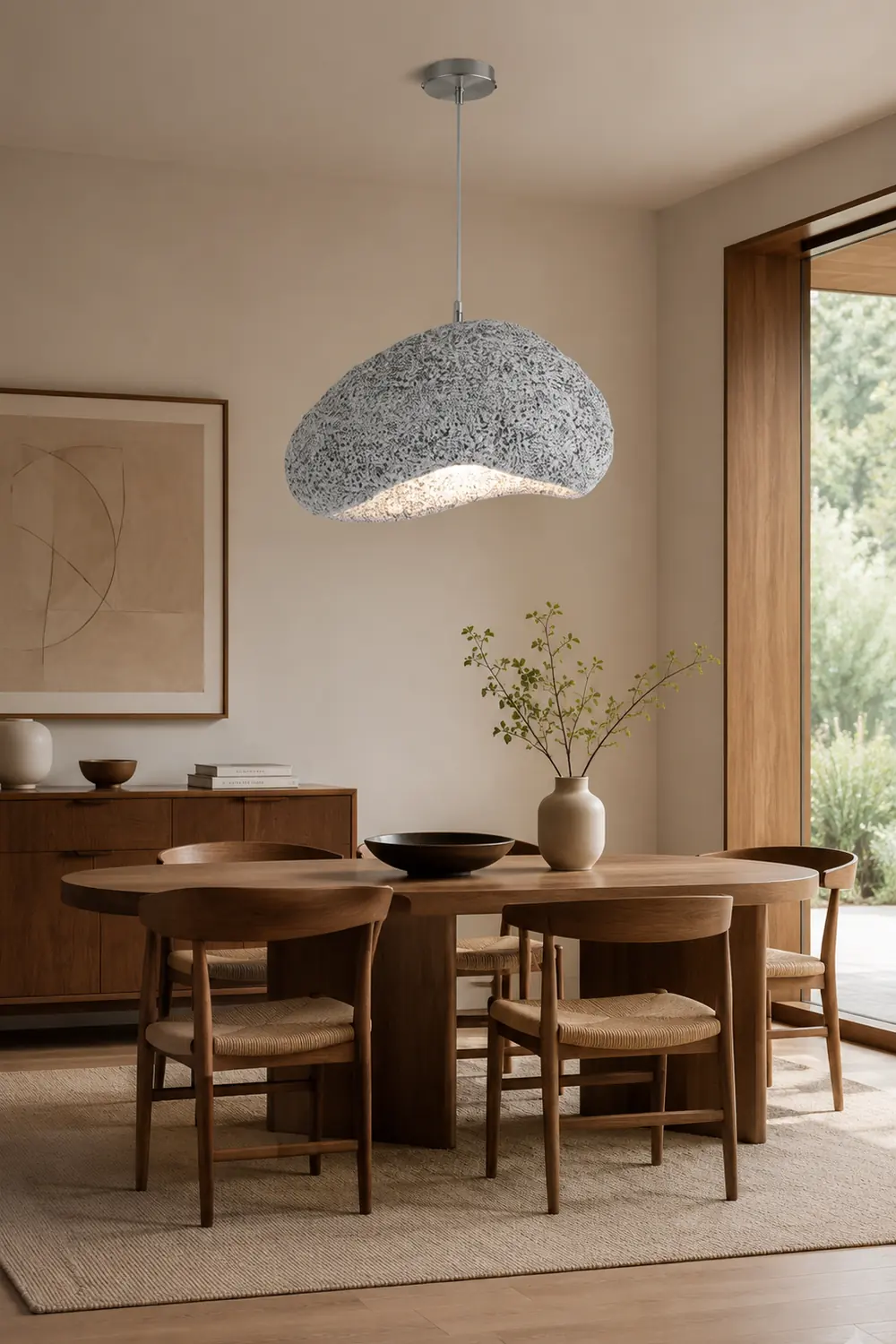 Byers Pendelleuchte Brot Form, 2 Farben, ∅ 45CM - Lumpaz