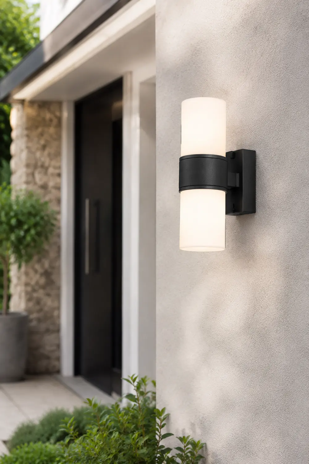Orr Drehbar Außenwandleuchte Geometrie, 24CM Lang - Lumpaz
