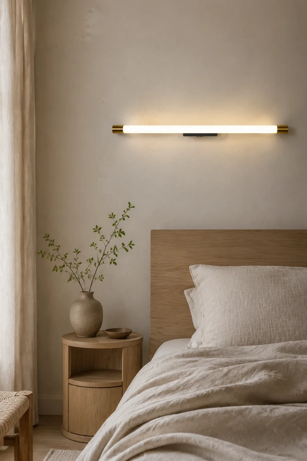 Edge Spiegelfront Wandleuchte Gold，60CM/90CM/119CM lang - Lumpaz