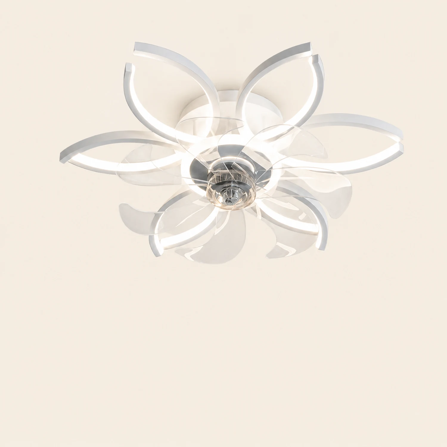 Lacey Deckenventilator mit Beleuchtung, 4 Stile, ∅52CM - Lumpaz