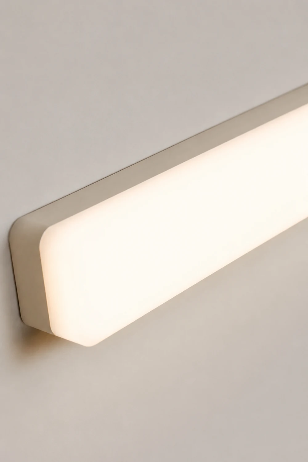 Edge Bar Spiegelfront Wandleuchte Weiß, 20CM/41CM/61CM/90CM lang - Lumpaz