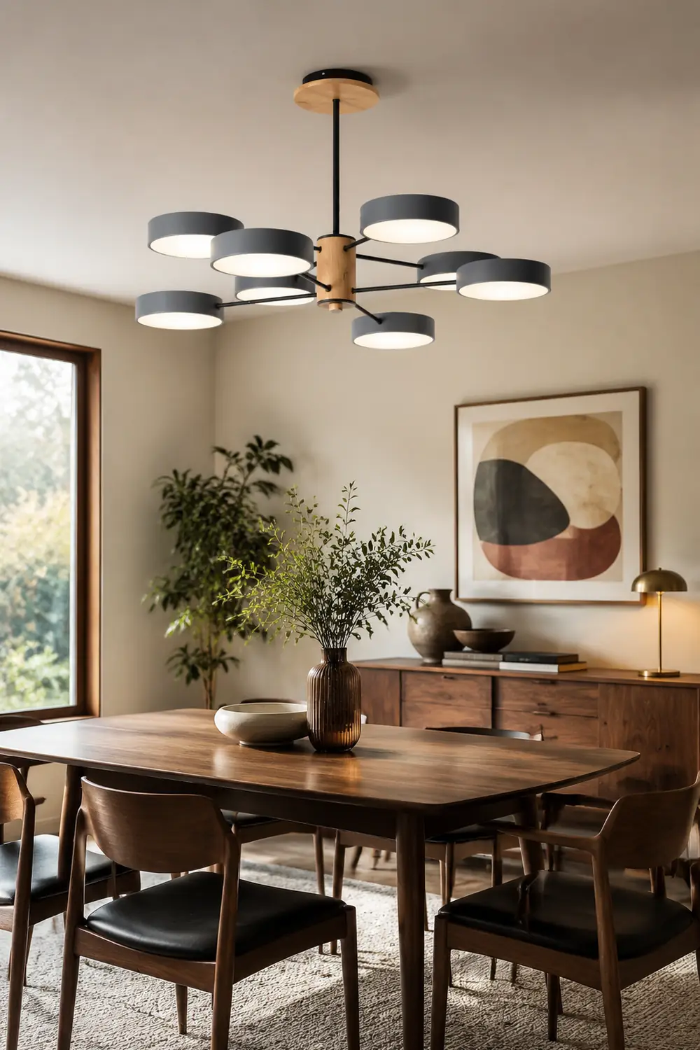 Moderne Industrielle Kronleuchter Pendelleuchte, Grau - Lumpaz