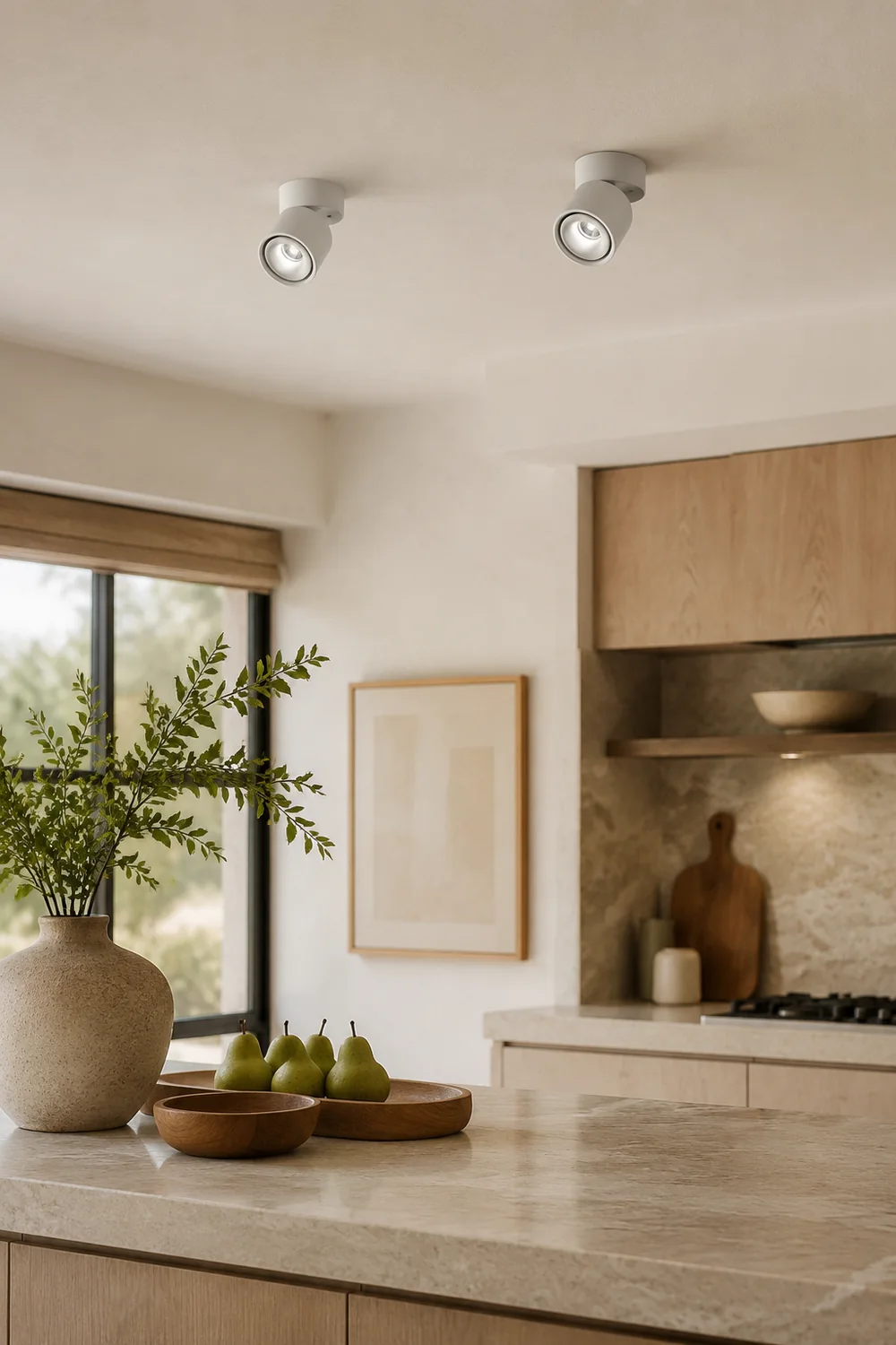 Novak LED Deckenstrahler Aufbau Downlight für Wohnzimmer & Korridor, Weiß - Lumpaz