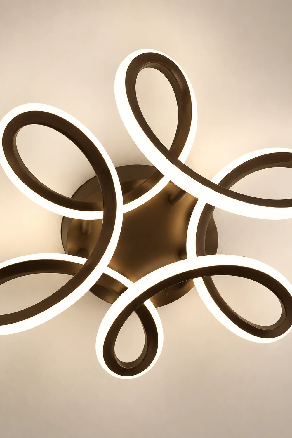Lacey Moderne LED Deckenleuchte aus Metall für Korridor, Metall - Lumpaz