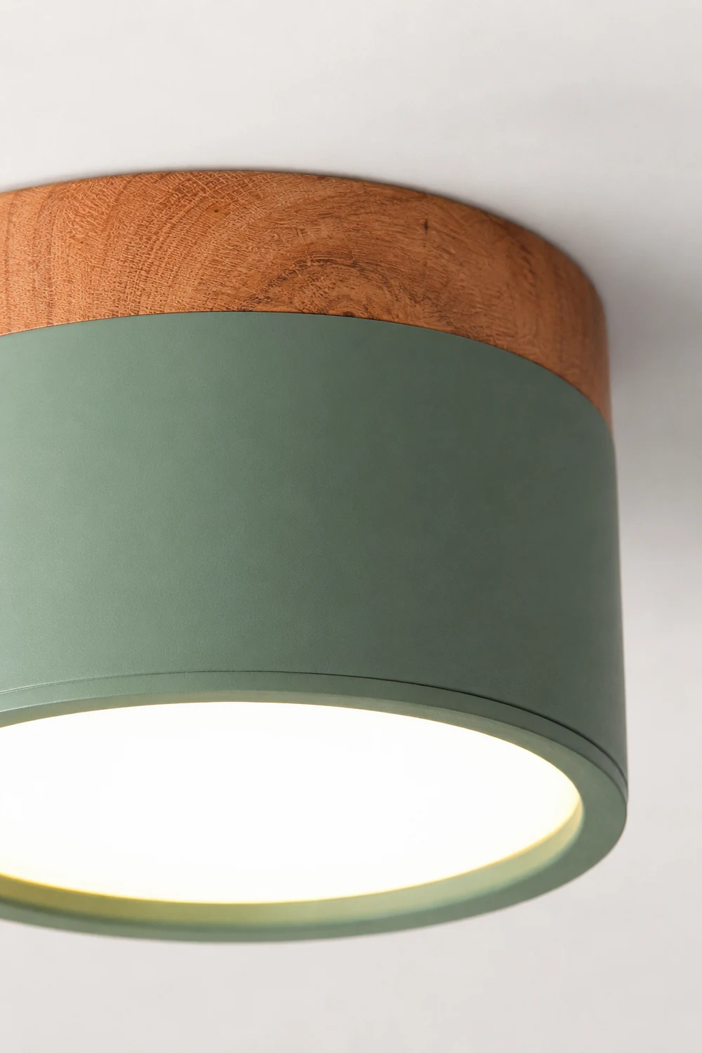 Moderne LED-Downlights Makrone Deckenleuchte, Grün&Weiß - Lumpaz
