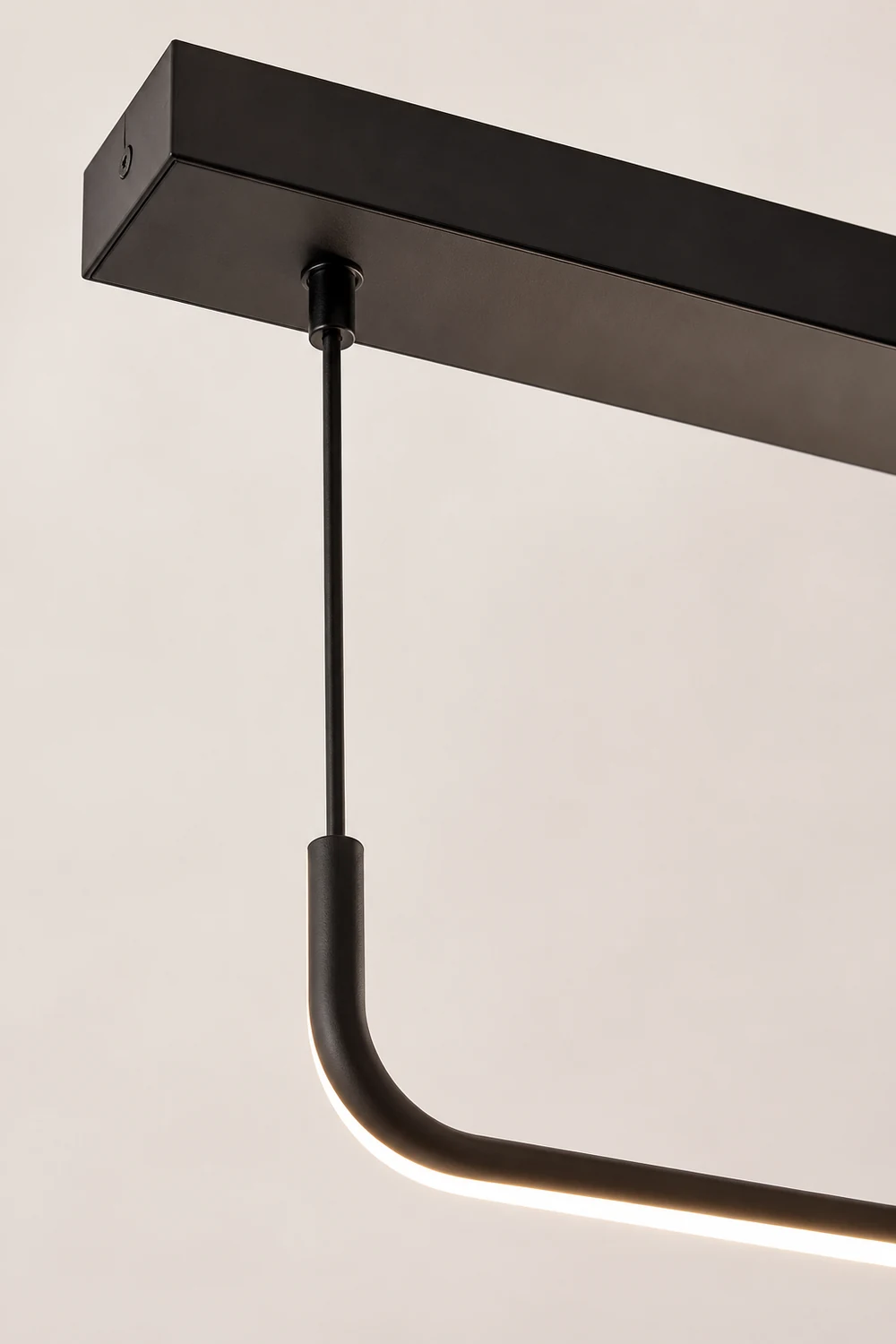 Edge Moderne Minimalistische LED Kronleuchter Pendelleuchte, Goldrahmen - Lumpaz