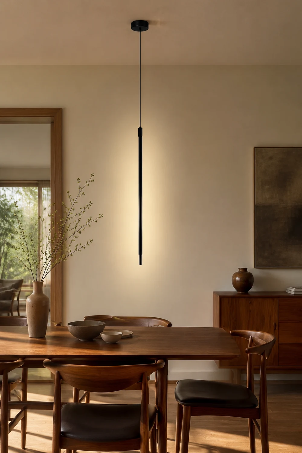 Edge Moderne Nachttischlampe LED Pendelleuchten, L 80CM - Lumpaz