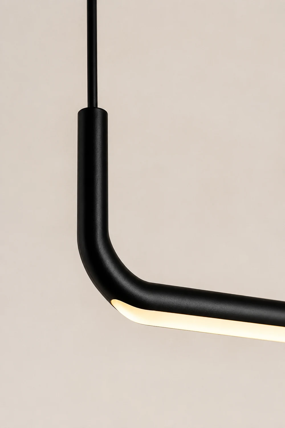 Edge Moderne Minimalistische LED Kronleuchter Pendelleuchte, Goldrahmen - Lumpaz