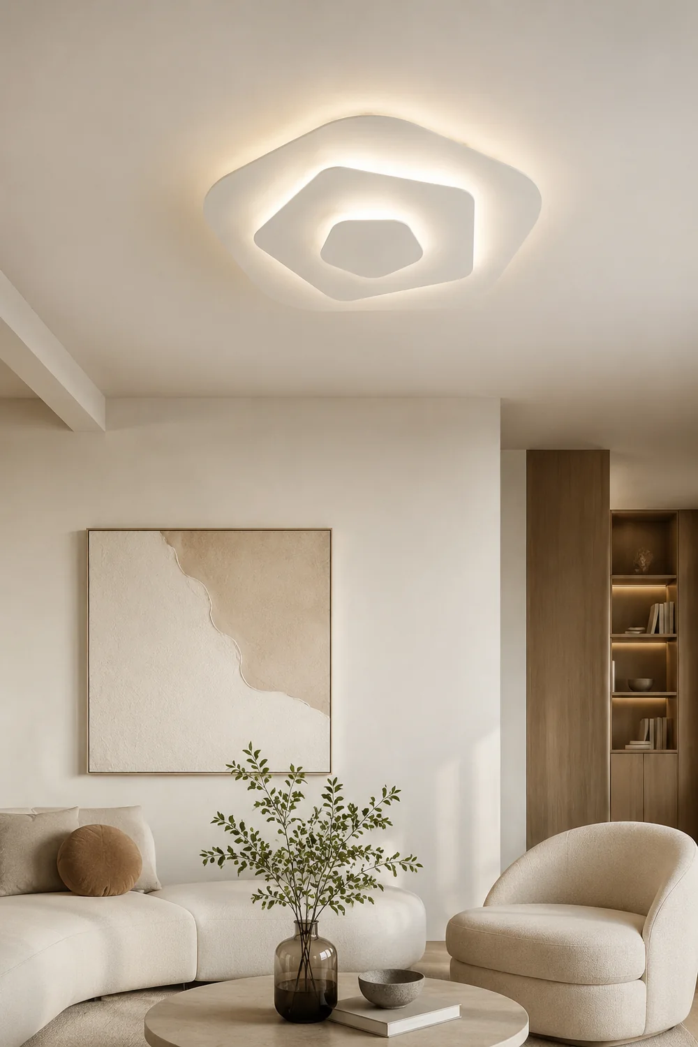 Quinn Geo Deckenleuchte, 3 Stile, 40/50CM Lang - Lumpaz