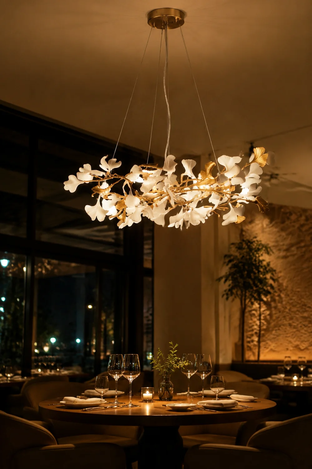 Ophelia Kronleuchter Art Déco-Designs für Foyer, ∅60CM - Lumpaz