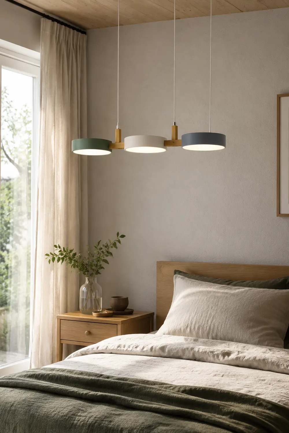 Morandi Pendelleuchte, 3-flammig, 76CM Lang - Lumpaz