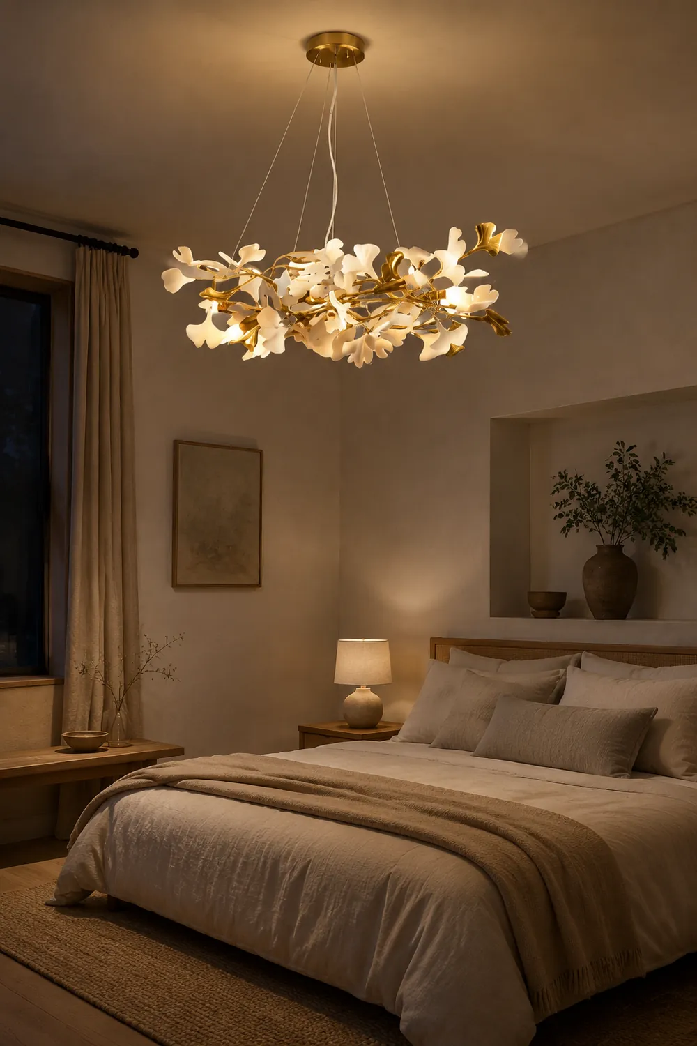 Ophelia Kronleuchter Art Déco-Designs für Foyer, ∅60CM - Lumpaz