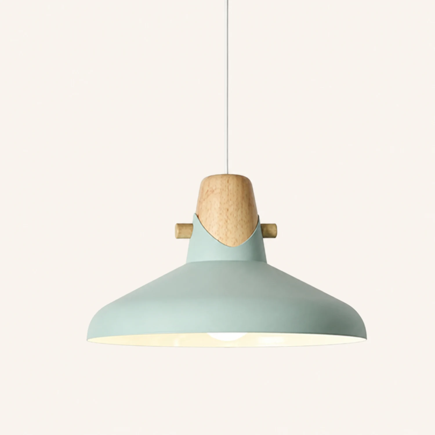 Morandi Pendelleuchte, Holz & Acryl, 5 Farben, 15/33CM Lang - Lumpaz