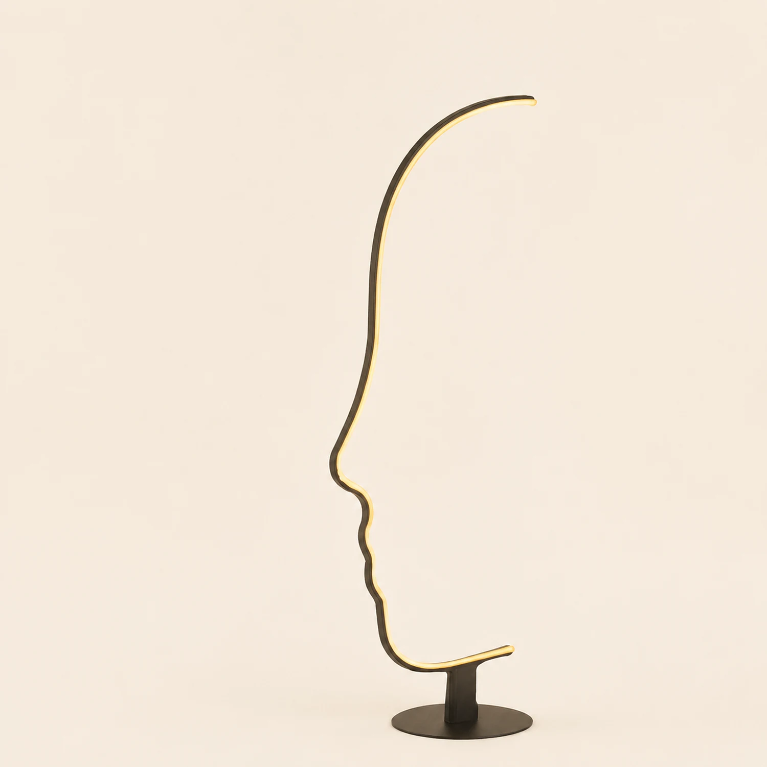 Postmoderne LED-Stehlampe mit menschlichem Gesicht, L170CM - Lumpaz