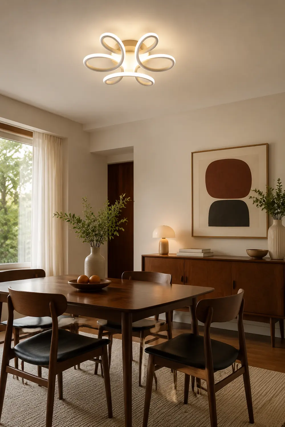 Lacey Moderne LED Deckenleuchte aus Metall für Korridor, Metall - Lumpaz