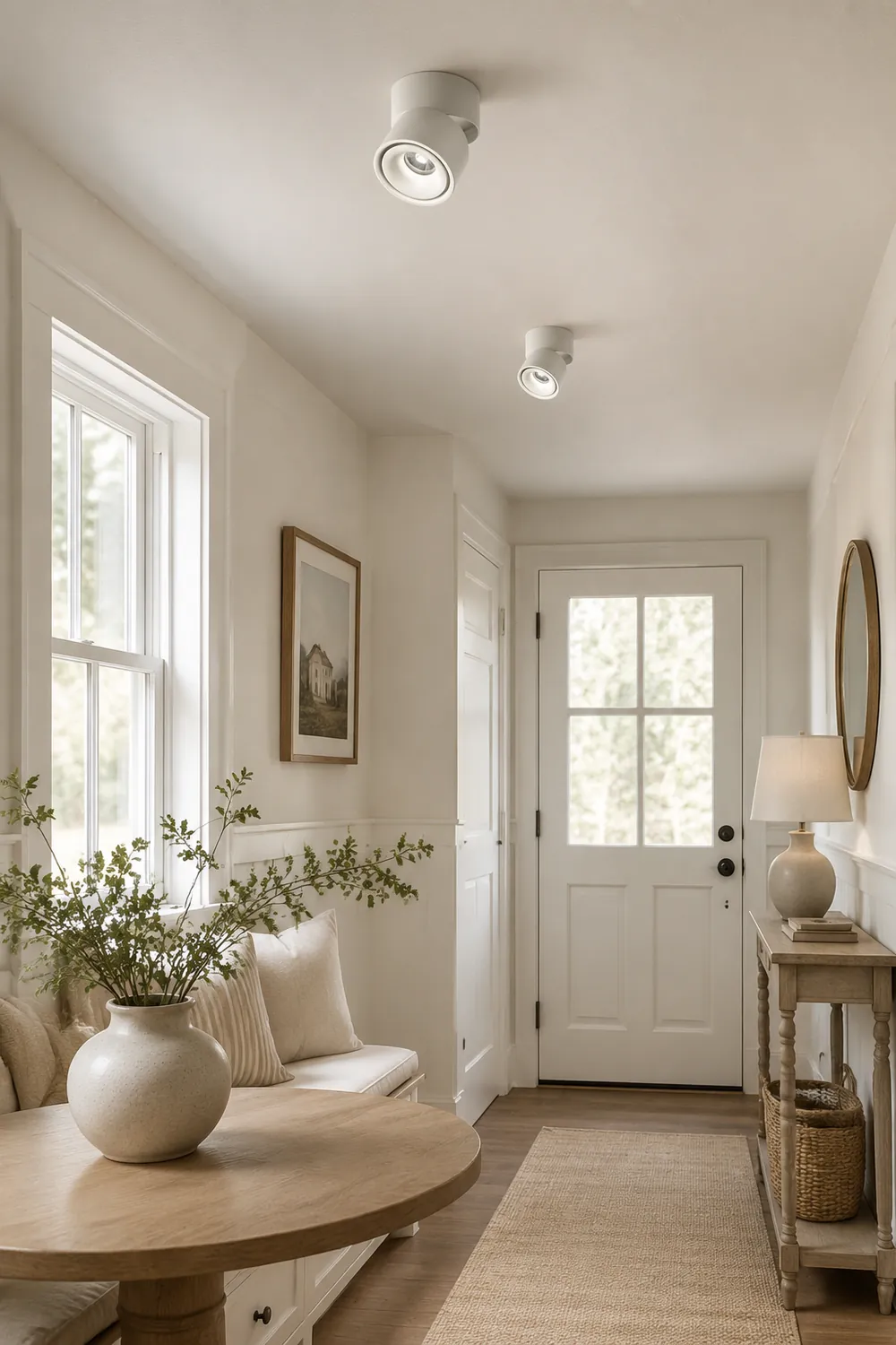 Novak LED Deckenstrahler Aufbau Downlight für Wohnzimmer & Korridor, Weiß - Lumpaz