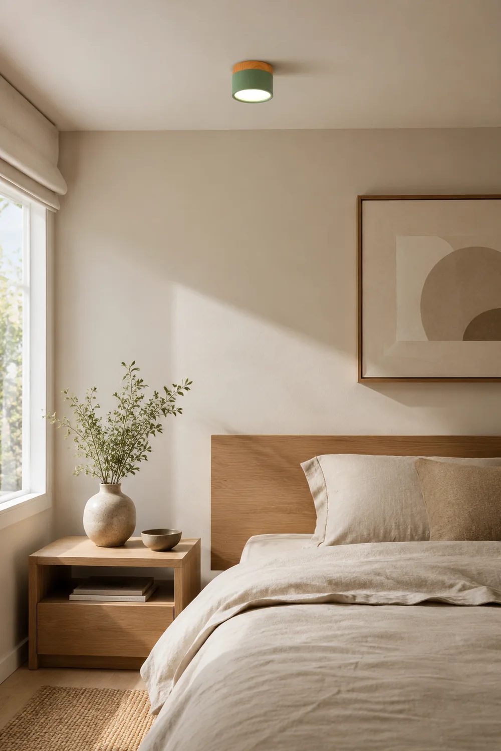 Moderne LED-Downlights Makrone Deckenleuchte, Grün&Weiß - Lumpaz