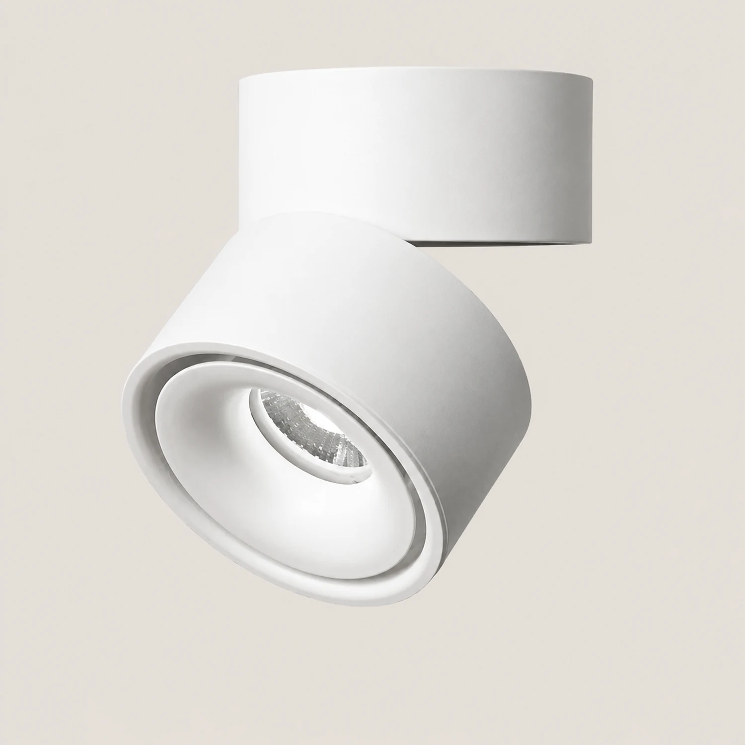 Novak LED Deckenstrahler Aufbau Downlight für Wohnzimmer & Korridor, Weiß - Lumpaz