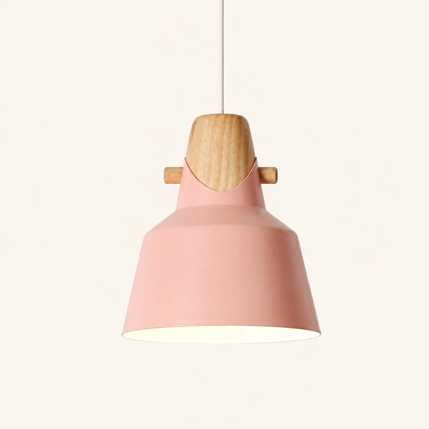 Morandi Pendelleuchte, Holz & Acryl, 5 Farben, 15/33CM Lang - Lumpaz