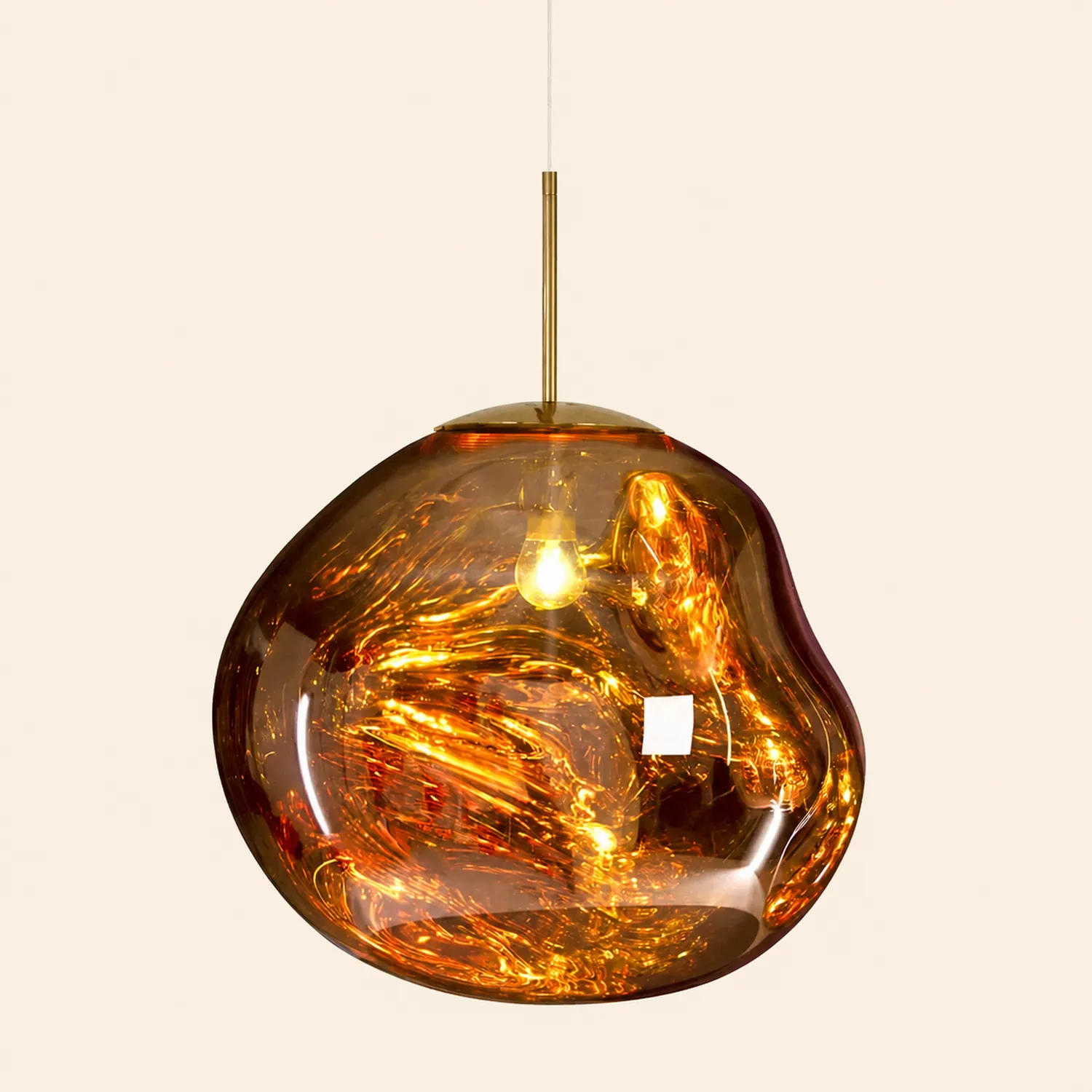 Mirza Pendelleuchten, Gold, ∅38CM - Lumpaz