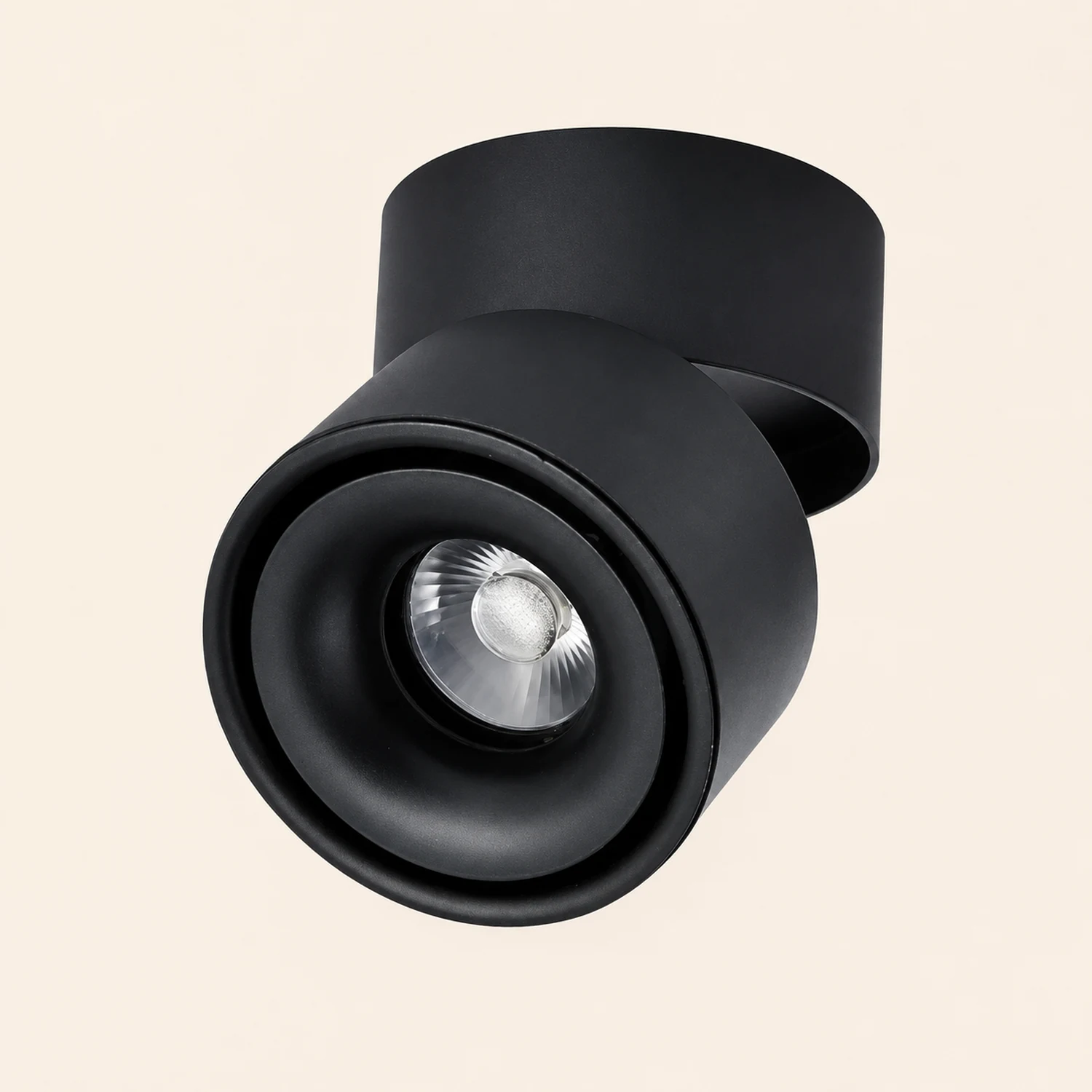 Novak LED Deckenstrahler Aufbau Downlight für Wohnzimmer & Korridor, Weiß - Lumpaz