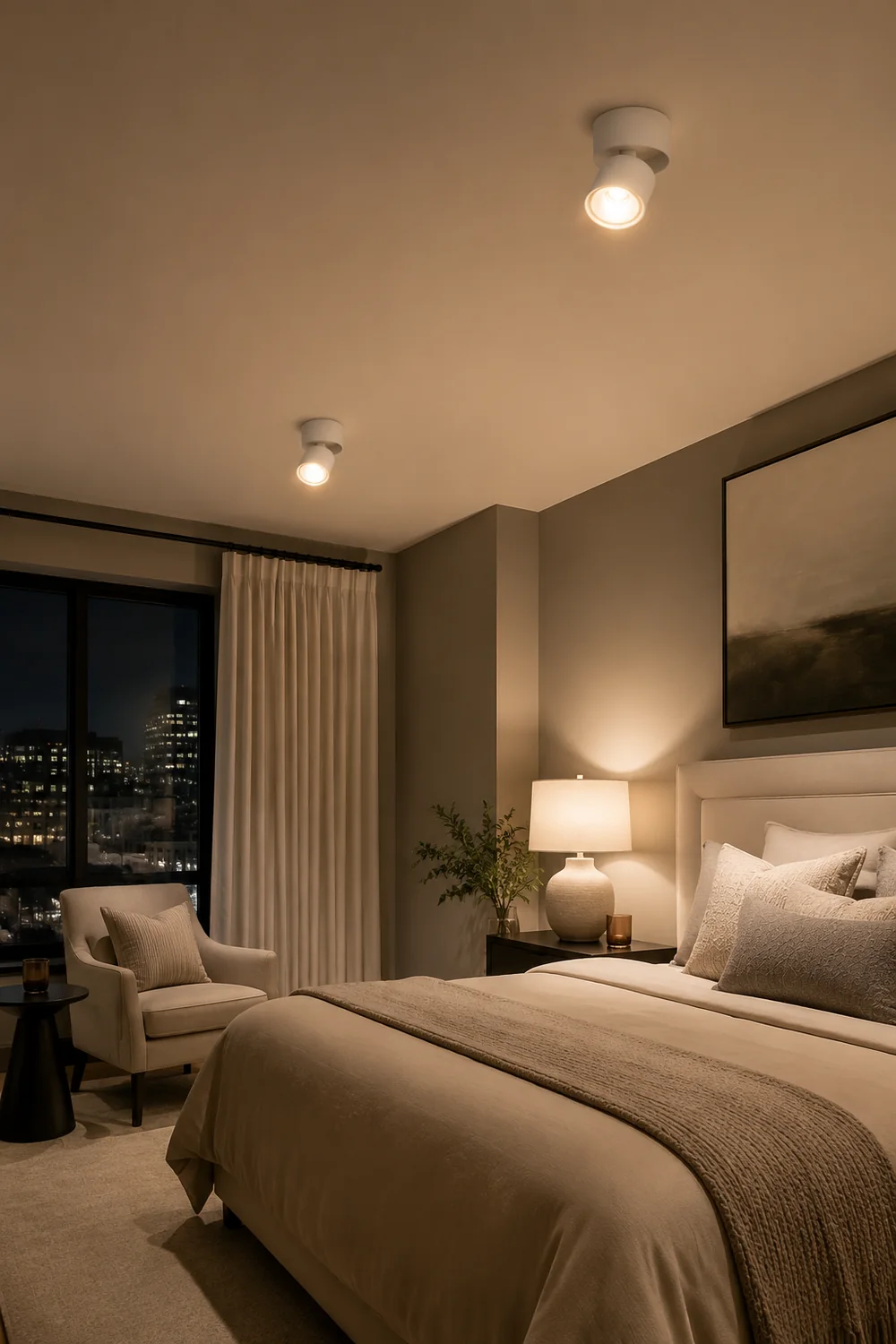 Novak LED Deckenstrahler Aufbau Downlight für Wohnzimmer & Korridor, Weiß - Lumpaz