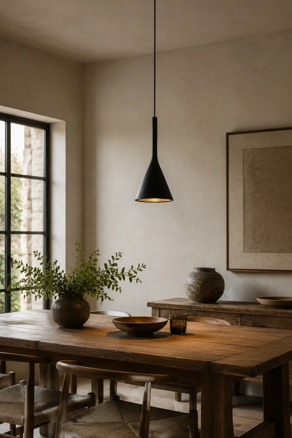Morandi Nordische Moderne LED Pendelleuchte, Schwarz - Lumpaz