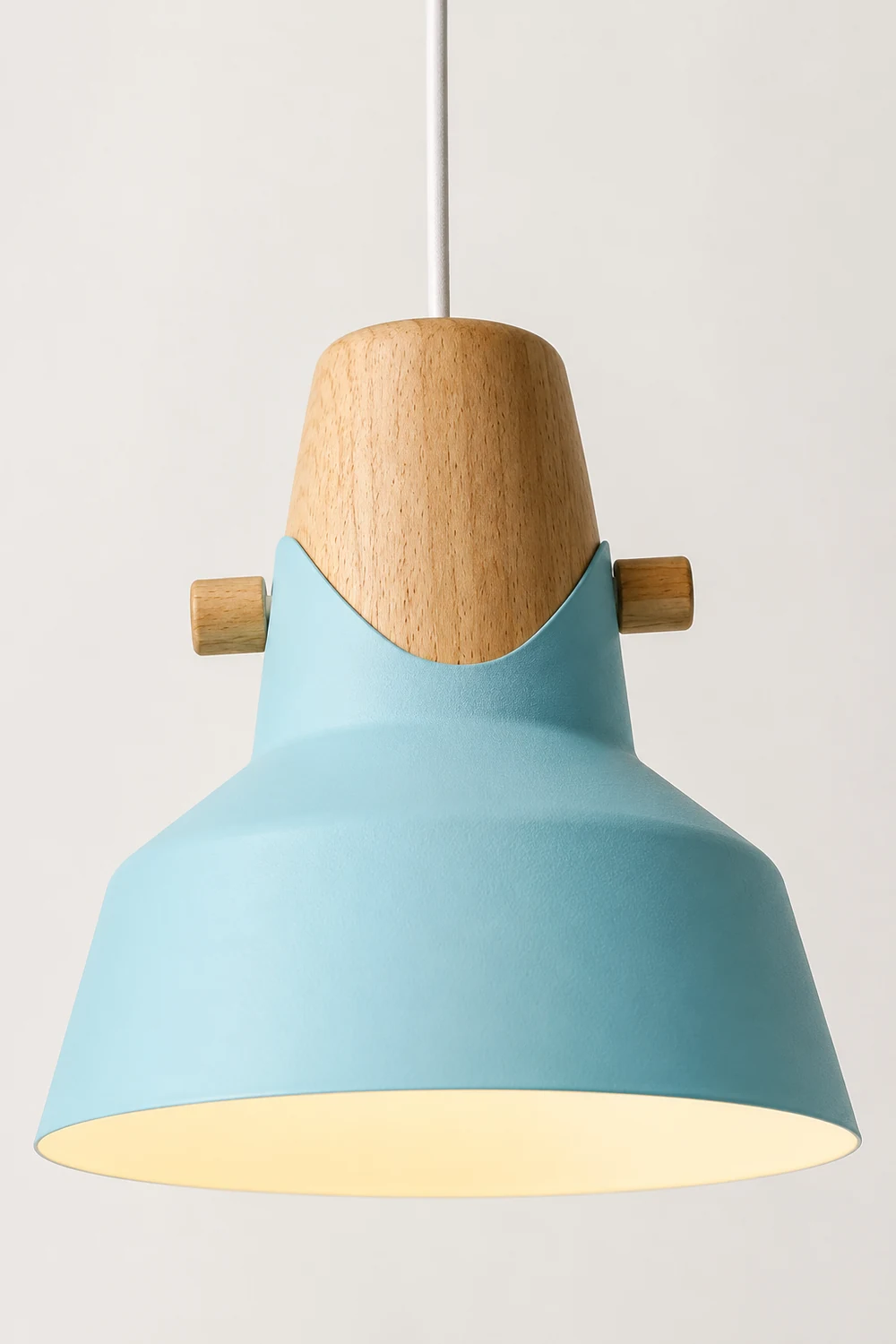 Morandi Pendelleuchte, Holz & Acryl, 5 Farben, 15/33CM Lang - Lumpaz