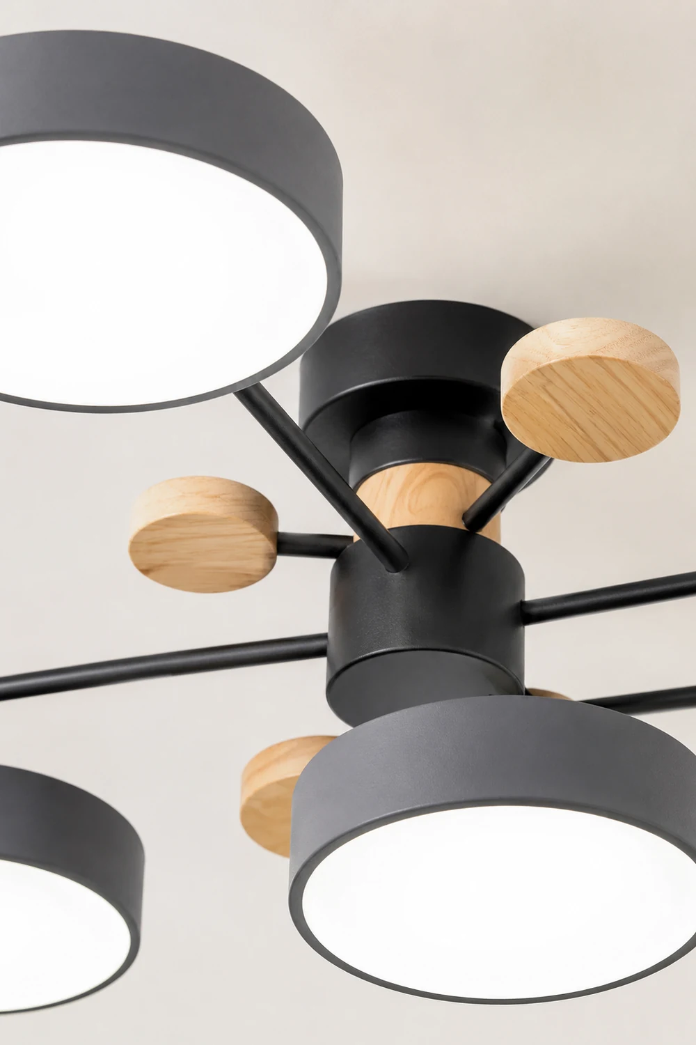 Moderne runde LED Deckenleuchte für Wohn- / Schlafzimmer, Grün - Lumpaz