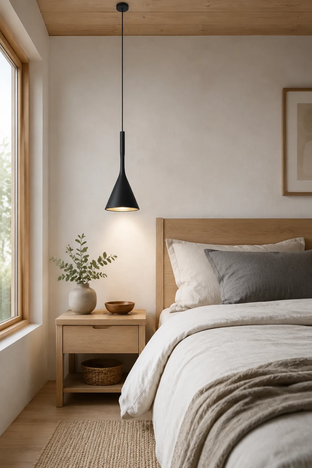 Morandi Nordische Moderne LED Pendelleuchte, Schwarz - Lumpaz