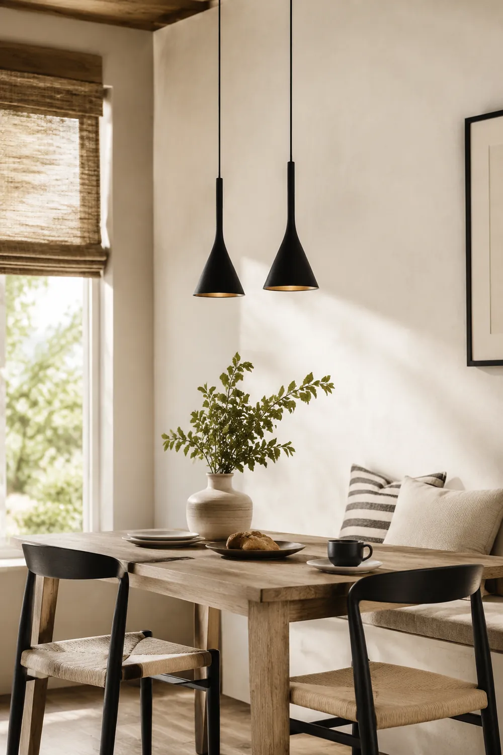 Morandi Nordische Moderne LED Pendelleuchte, Schwarz - Lumpaz